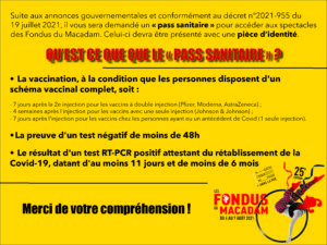pass sanitaire